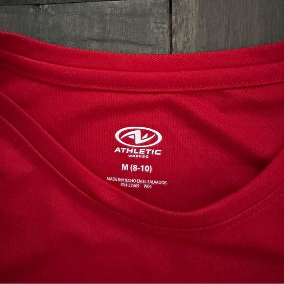Athletic Works Bundle of 2 Dry Fit Long Sleeve Active Tees Red and Pink M - Picture 8 of 10